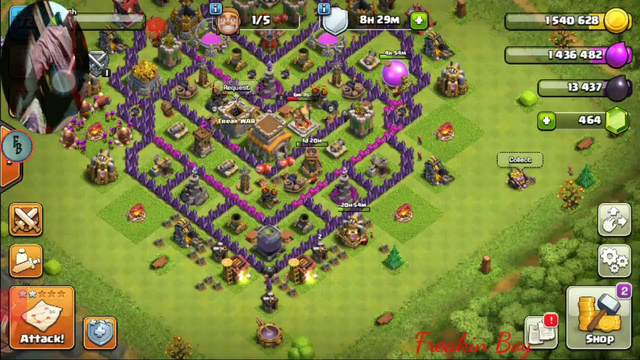 Clash Of Clans live.. Join my clan