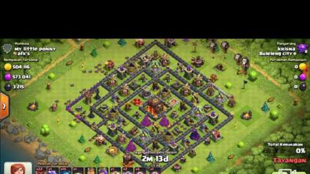Clash of Clans - Farming with Baloons Minions 3 star TH 10