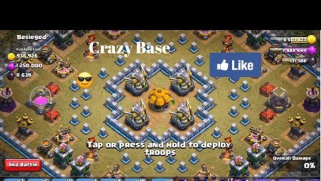 Attacking Besieged on Clash of Clans