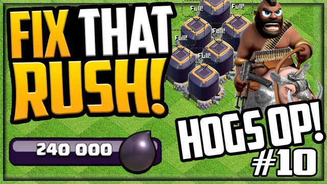 OVERPOWERED Farmers?! GEM, MAX, Fix That Rush - Clash of Clans - Episode 10!