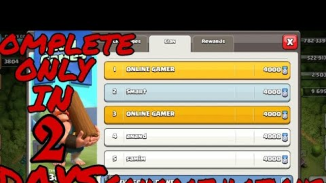 CLASH OF CLANS LIVE STREAM (clan games)