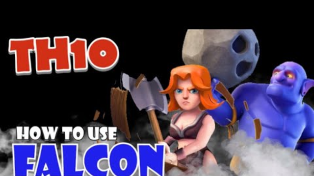 How to Use TH10 Falcon Attack - Mass Valkyrie/Bowler - Best TH10 Attack Strategies in Clash of Clans
