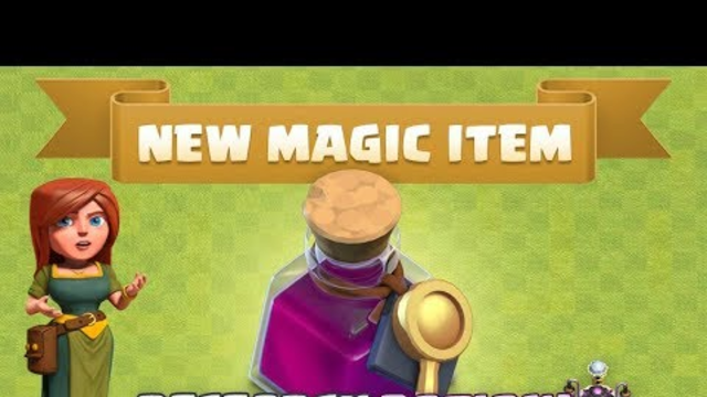 New Update, New Magical Item, Clash Of Clans.