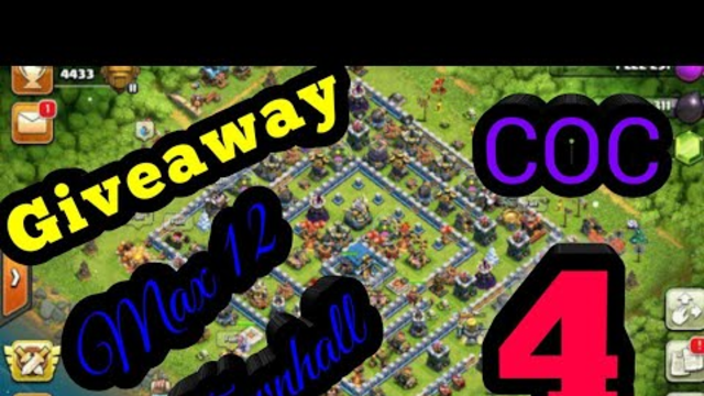 COC Townhall 12 Max ID Giveaway | Giveaway |
