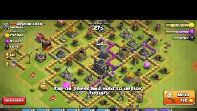 Clash of clans attacks DO NOT USE CANNON CARTS