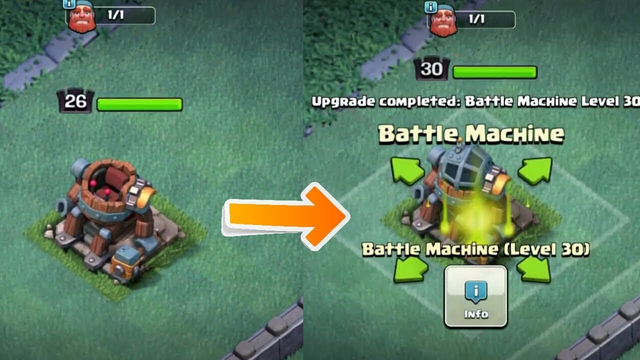 How To Unlock Battle Machine New Look - Clash of Clans