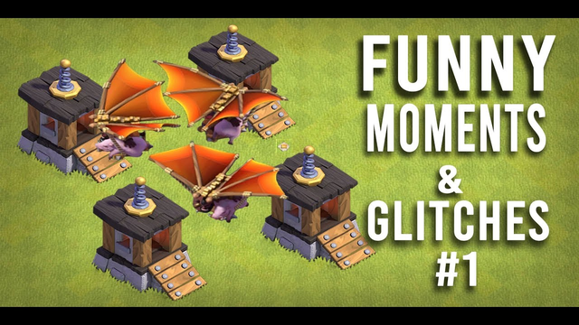 INSANE FUNNY LUCKY & FAIL MOMENTS ! Clash Of Clans Funny Moments & Glitches #1