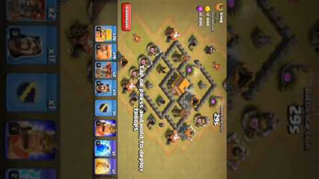 My clan war attack for Lionel messi 10 /clash of clans /coc