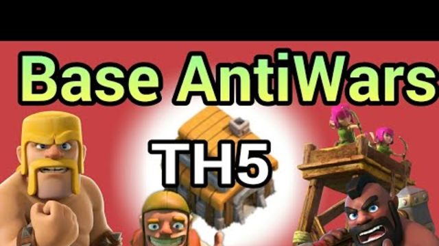 Base TH5 AntiWars | Clash Of Clans | DavidYT