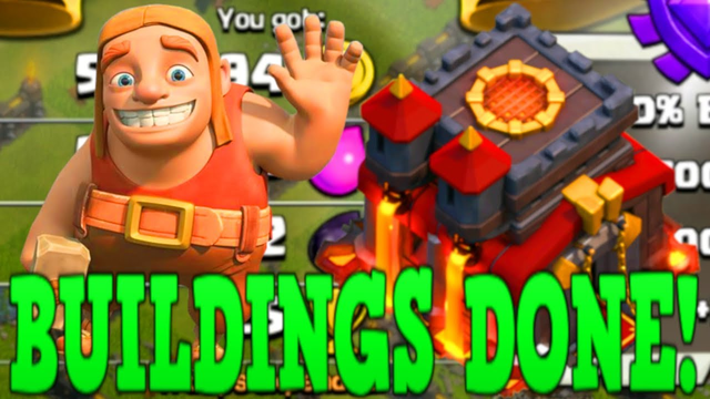 BUILDINGS DONE!!! LETS PLAY TOWN HALL 10 EPISODE 16!!! - CLASH OF CLANS