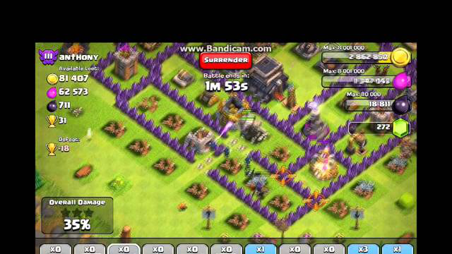 Clash of Clans: GoWiPe Attack w/ Commentary
