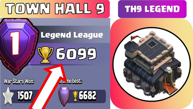 Town Hall 9 LEGEND Guide Full - TH9 Attack Strategy - Clash of Clans (COC) 2019