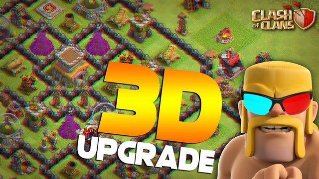 3D UPGRADING in TH8 Clash of Clans!?