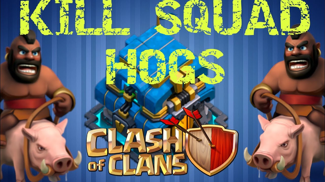 Kill Squad Hogs At Town Hall 12 | Clash Of Clans