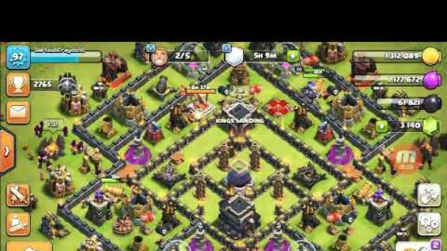 Clash of Clans Th9 nearly max working to Th 10