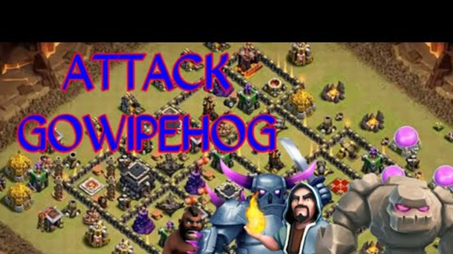 BEST ATTACK GOWIPEHOG TH 9 | Clash Of Clans