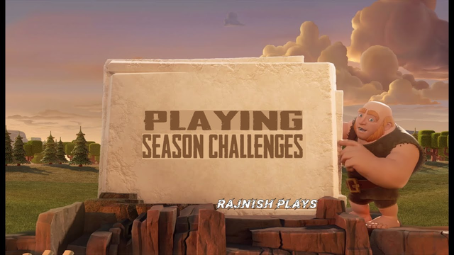 Playing Season Challenges For Ultimate Rewards.Clash Of Clans (coc).
