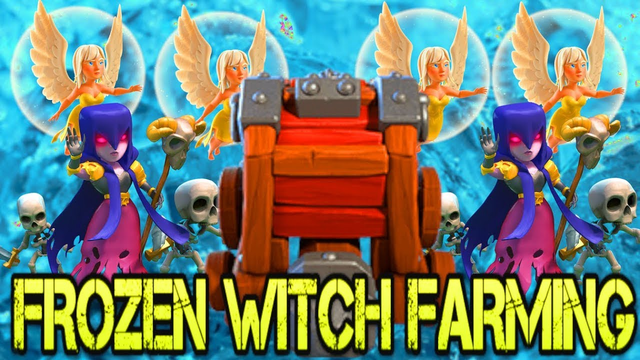 FROZEN WITCH FARMING!!! TOWN HALL 10 LET'S PLAY EPISODE 17!!! - CLASH OF CLANS