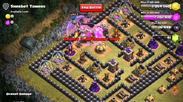 Clash of Clans Sherbet Towers Golem Pekka Dragon Strategy DOMINATION!!!!