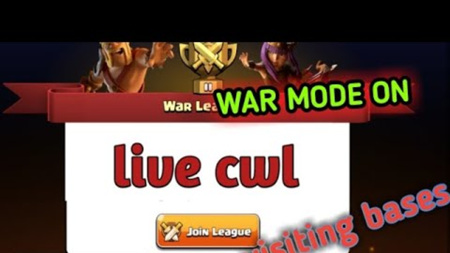CLASH OF CLANS LIVE| VISITING BASES | SUBSCRIBE AND JOIN |CWL