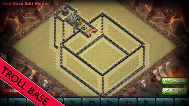 Clash of Clans || New 3D Troll Base Design || The Pool || Jump Base [TH8]