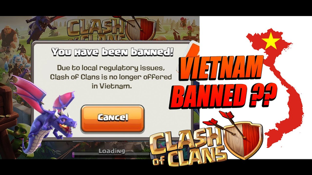 CLASH OF CLANS BANNED FROM VIETNAM!!(Live cwl attack)