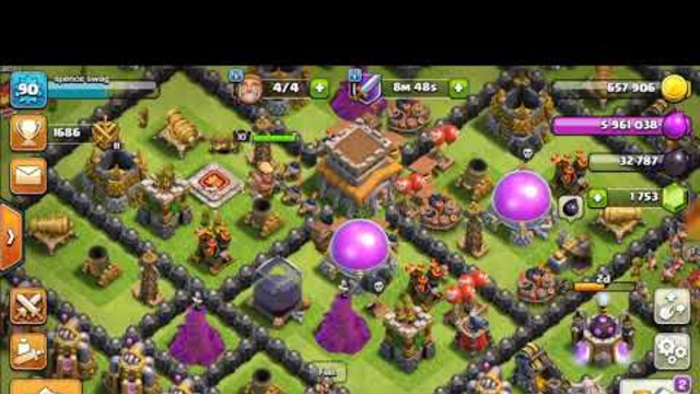 CLASH OF CLANS MAXING MY TH8