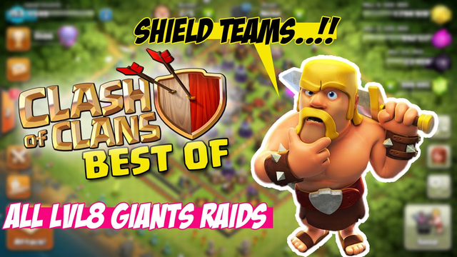 clash of clans - Best Of ALL LVL8 GIANTS RAIDS