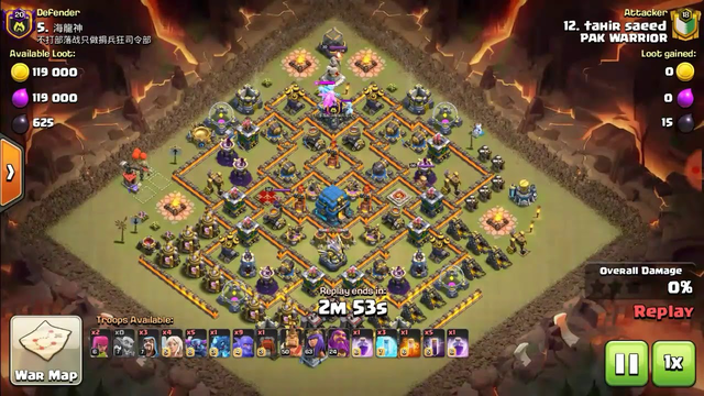 Pekka+bowlers+queen+ Bats TH12 attack[ Clash of Clans ]