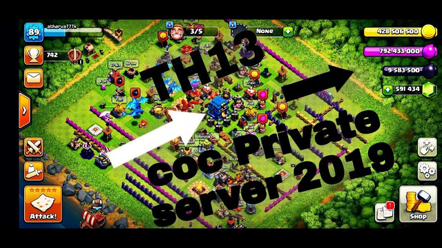 How to download clash of clans mod apk l coc private server l null's clash l