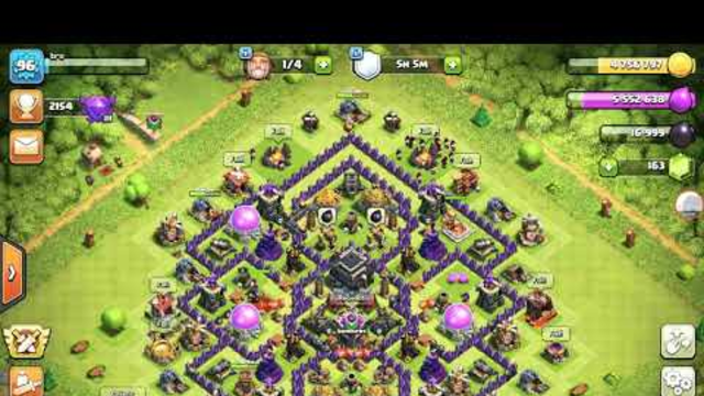 CLASH OF CLANS GAMEPLAY AND ATTACKING ON PLAYERS