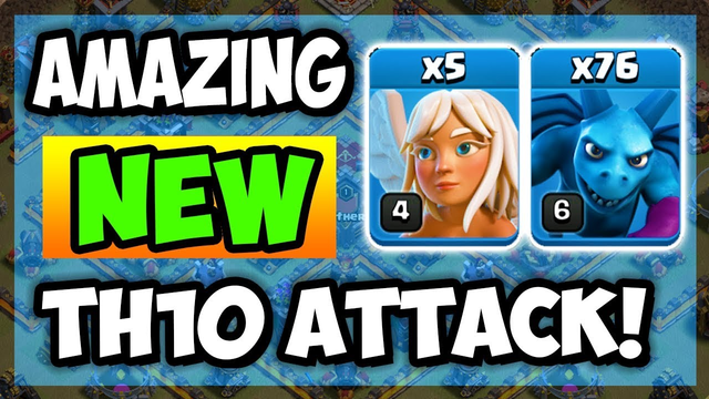 AMAZING NEW TH10 ATTACK STRATEGY! Clash of Clans Town Hall 10 COC