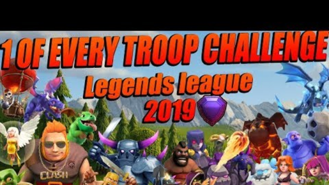 ATTACKING WITH ONE OF EVERY TROOP IN LEGENDS LEAGUE | Noah's ark CoC 2019