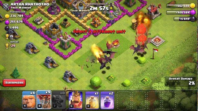 Clash of Clans beat attack strategy for gold leauge