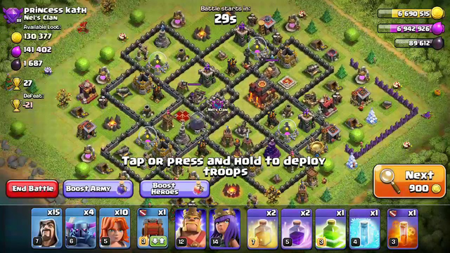 Clash of clans doc Failed the attack but got good loot