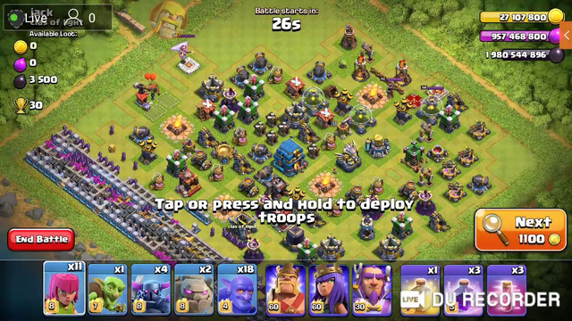 [Live]  Clash of clans Townhall 12 max