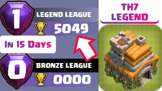 Town Hall 7 LEGEND Guide Full - TH7 Attack Strategy - Clash of Clans (COC) 2019