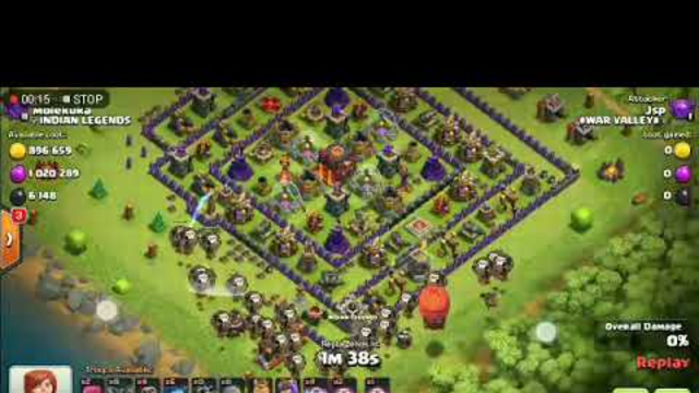 Clash of clans attack lavaloon combi th 10