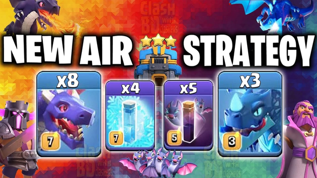 How to Train Your Dragon After New Update - New Air TH12 Strategy 2019 - Clash Of Clans