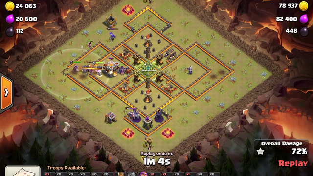 Clash of Clans - Th11 war base 3 star attack strategy