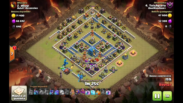 COC GREAT 3 STARS TH12 WAR ATTACK ICEBOWIPE - THANKS TO THISAGIATO FROM CLAN ONEMANARMY