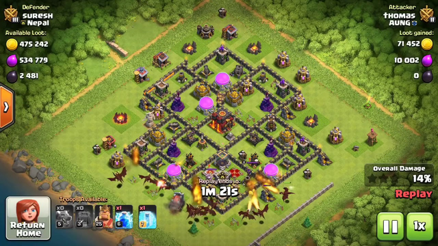 Best dragon loot attack in coc clash of clan strategy by attacker