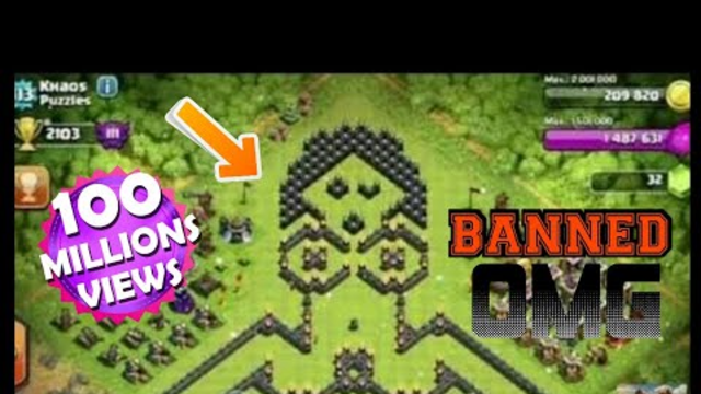 clash of clans 10 stangest base banned by suppercell one time see them you will say to also banned /