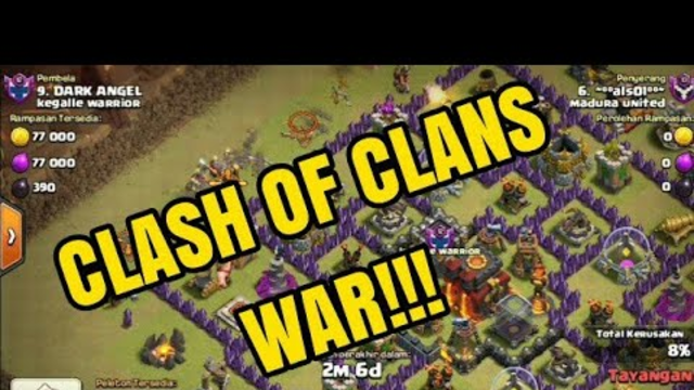 Clash Of Clans War - Kegalle Warrior Vs Madura United