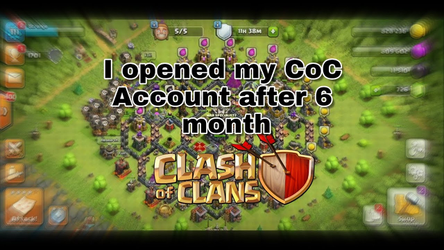 I opened my Clash of Clan account after six months | Clash of Clans | Dark Ayush