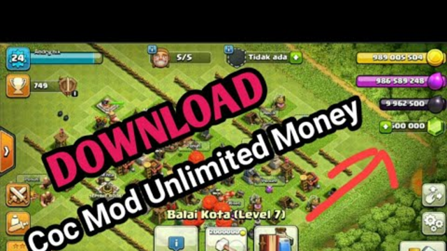 Mod Clash Of Clans Unlimited Money