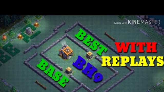 BEST BH9 BASE W/ REPLAYS | CLASH OF CLANS BUILDER BASE