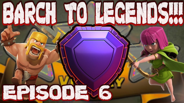 OVER 4,000 TROPHIES!!! BARCH TO LEGENDS EPISODE 6!!! - CLASH OF CLANS