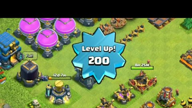 OMG ! 200 XP in Clash of Clans !