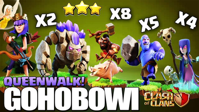 How to GoHoBo - GoHoBoWitch Th9 ATTACK STRATEGY | BEST TH9 ATTACK | CLASH OF CLANS